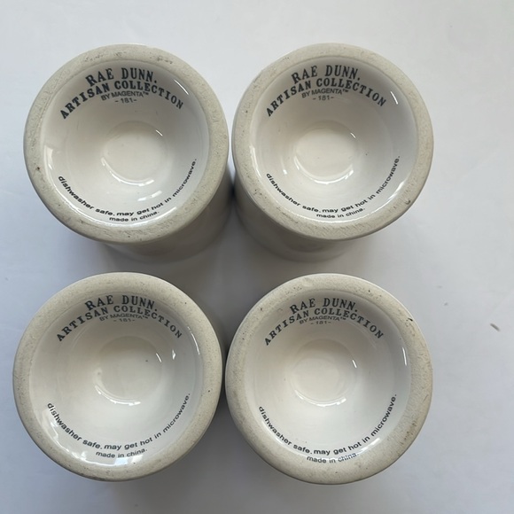 Rae Dunn egg cups - Picture 4 of 6